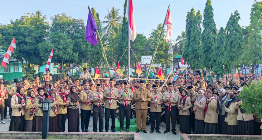PEMBUKAAN  PTP DAN KEMAH BAKTI MTsN 2 BOALEMO: PENGALAMAN SERU  DAN PEMBENTUKAN KARAKTER