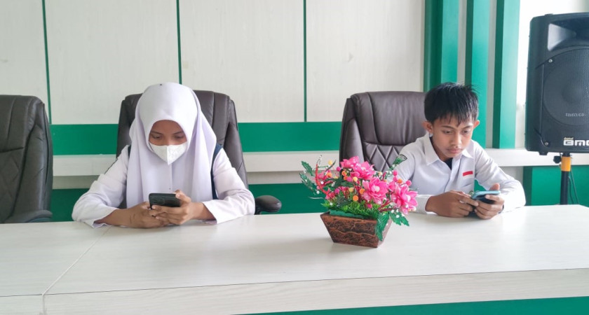 Sembilan Siswa-Siswi MTsN 2 Boalemo Ikut Seleksi OSN-K