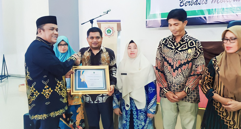 MTsN 2 Boalemo Peroleh Penghargaan Pendataan Emis Madrasah