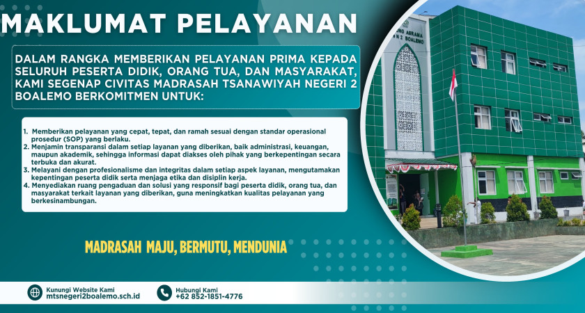 MAKLUMAT PELAYANAN