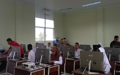 MTS NEGERI 2 BOALEMO GELAR SIMULASI ANBK BAGI SISWA KELAS 8