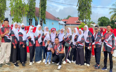 MTSN 2 BOALEMO IKUTI PENCANANGAN HUT RI ke-80